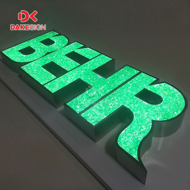 Outdoor Light Up Business Signs